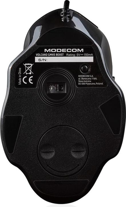 Actual product image Modecom GMX5 BEAST Mouse USB Type-A Optical 12000 DPI (Cable)