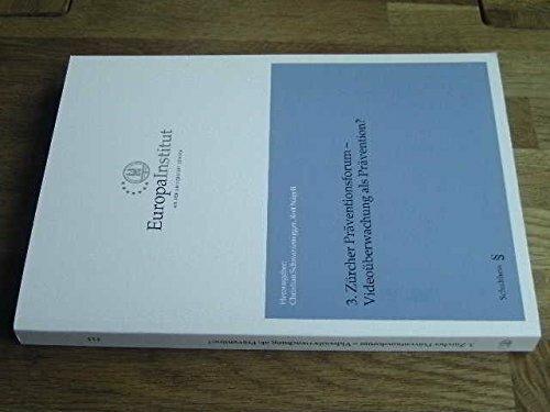 Immagine prodotto 3. Zürcher Präventionsforum - Videoüberwachung als Prävention? (Tedesco, Christian Schwarzenegger, Rolf Nägeli, 2010)