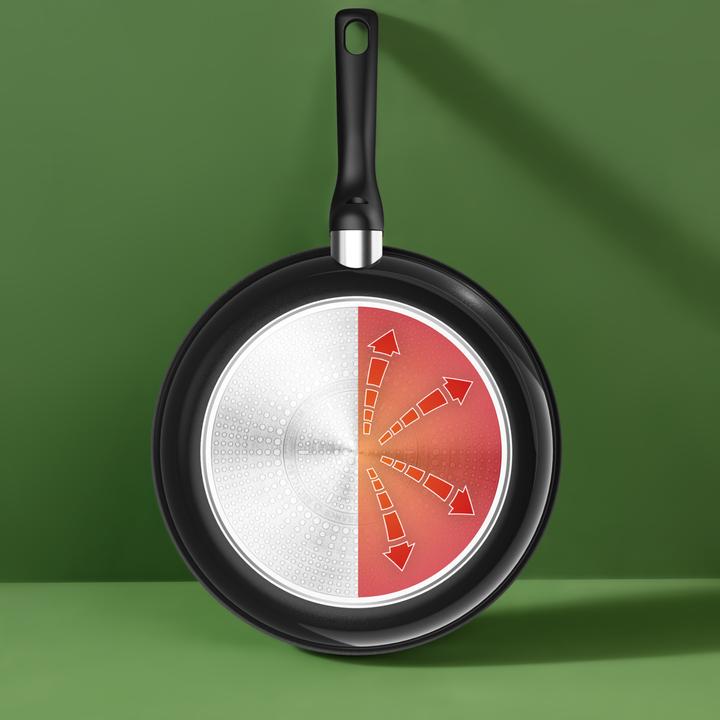 Productafbeelding Tefal Renew Zwarte keramische hapjespan 24 cm - Inductie (24 cm, Steelpan, Keramiek)