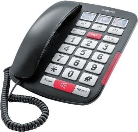 Emporia AMPLI40 Telefon Schwarz