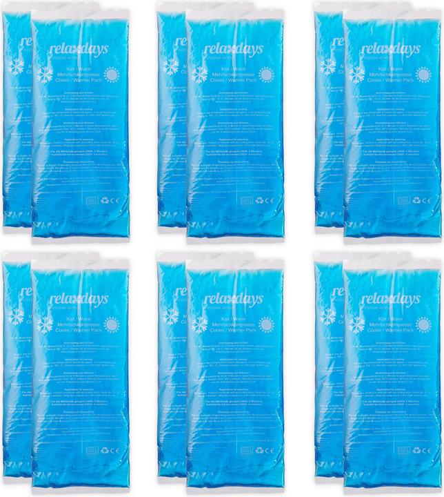 Produktbild Relaxdays 12x Kühlpad (12 x, 1290 g)