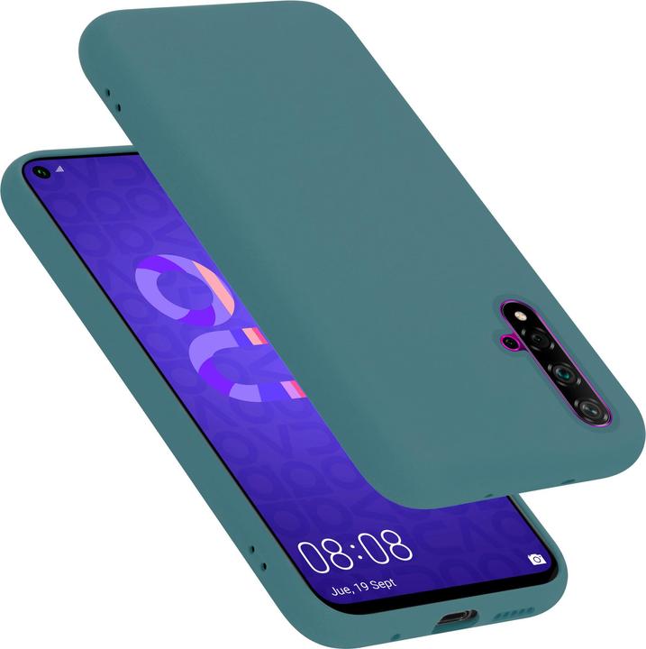 Productafbeelding Cadorabo TPU Liquid Silicone Case Cover (Huawei Nova 5T, Eer 20, Eer jaren 20)