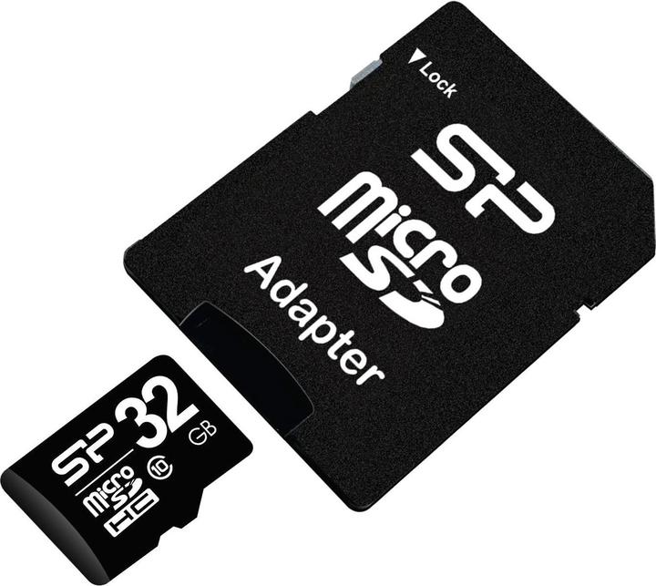 Immagine prodotto Silicon Power SP032GBSTH010V10-SP (32 GB, microSDHC, U1, UHS-I)