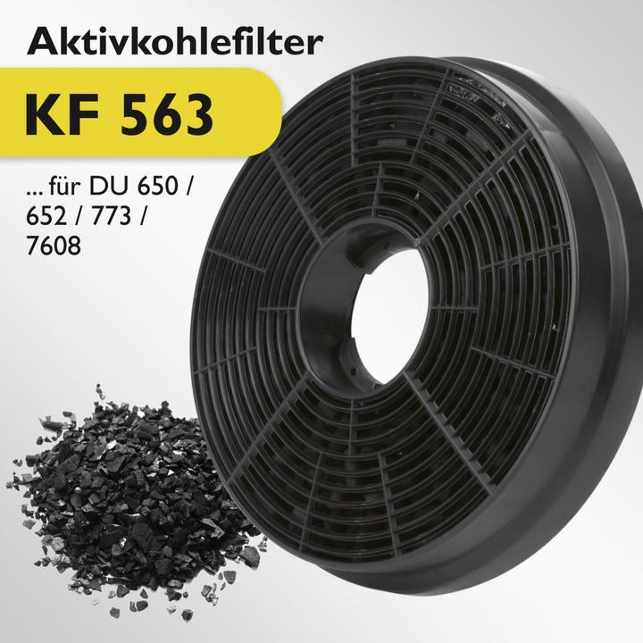 Actual product image Bomann Boma KF 563 activated carbon filter 2 pcs for DU650/652/773 bk