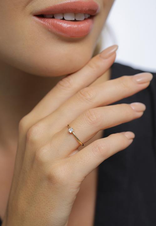Produktbild Elli Verlobungsring, Viereck (54, 925 Silber)