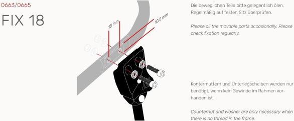 Actual product image Hebie Fix 18