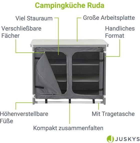Actual product image Juskys Foldable camping locker Ruda