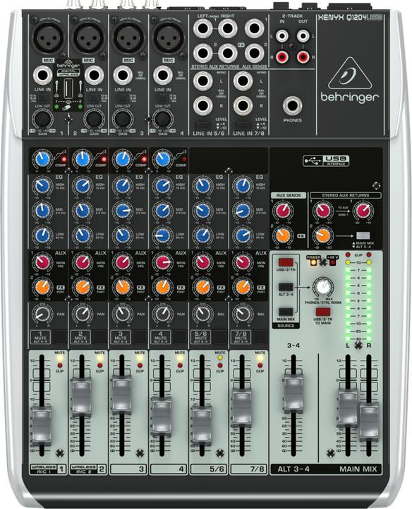 Actual product image Behringer Xenyx Q1204usb (Studio- and Livemixer)