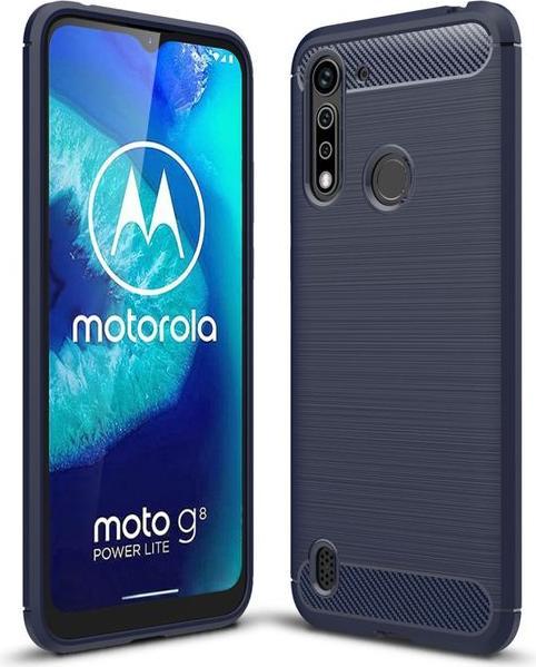 Productafbeelding MU Style Koolstofvezel TPU Softcase-serie (Motorola Moto G8 Power Lite)