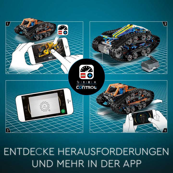 Produktbild LEGO App-gesteuertes Transformationsfahrzeug (42140, LEGO Technic)