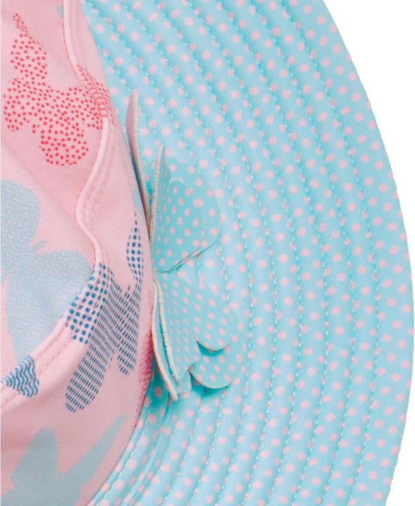 Produktbild Playshoes Sonnenhut UV-Schutz Schmetterling Rosa/Türkis Gr. 55 cm (55)