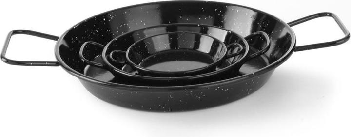 Actual product image Hendi Paella pan enamelled flat steel (200 cm, Paella pan, Steel)