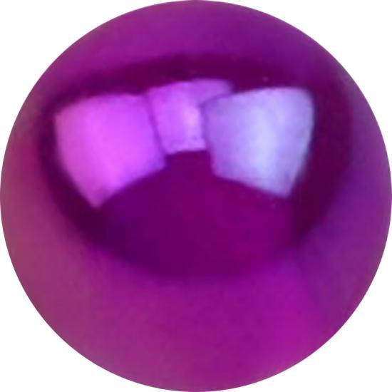 Produktbild Star Piercing Kugel metallbeschichtet violett (ohne Messing, Acryl)