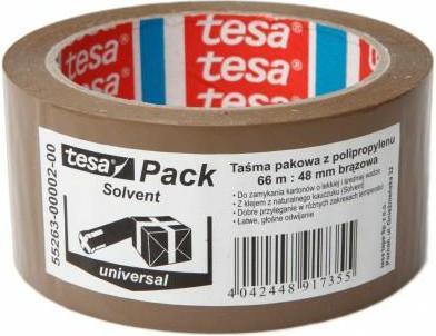 Productafbeelding tesa Oplosmiddel 66m: 48 mm, bruine verpakkingstape (48 mm)