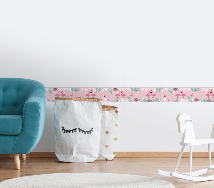 Produktbild A.S. Création Lovely Kids Kinderzimmer Flamingo Love mit Flamingos (15 x 500 cm)