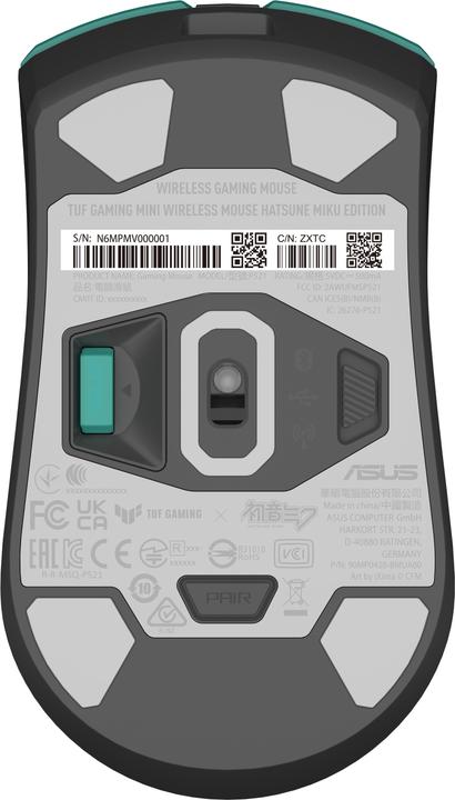 Immagine prodotto ASUS TUF Gaming Mini Wireless Mouse Hatsune Miku Edition (Cablato)