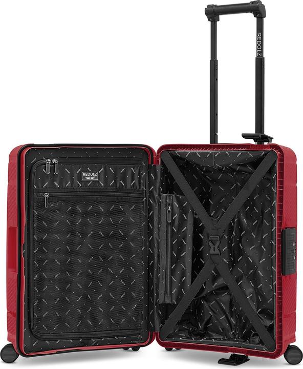 Actual product image Redolz Essentials 15 4-wheel cabin trolley 55 cm with three-point fastening (40 l, Hand luggage (up to 50 litres))