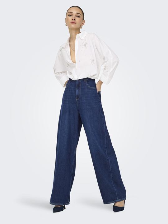 Actual product image Only ONLPAULINA Hohe Taille Baggy Fit Jeans Jeans mit weitem Bein (W31/L34)