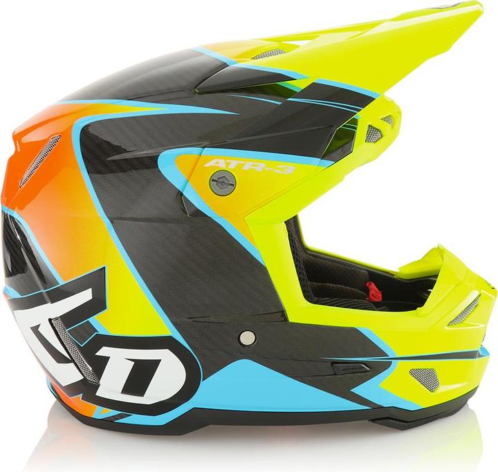 Produktbild 6D Helmets HELMET 6D 25 ATR-3Y WAVE GLOSS CYAN YLW (52 - 53 cm, XL)