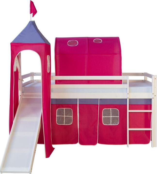Image du produit Floki24 Tunnel pour lits superposés Tente de lit Toit de jeu Tunnel Caverne Lit d'enfant - rouge