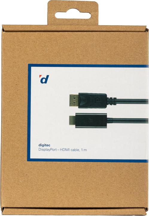 Produktbild Digitec DisplayPort — HDMI (1 m, DisplayPort)