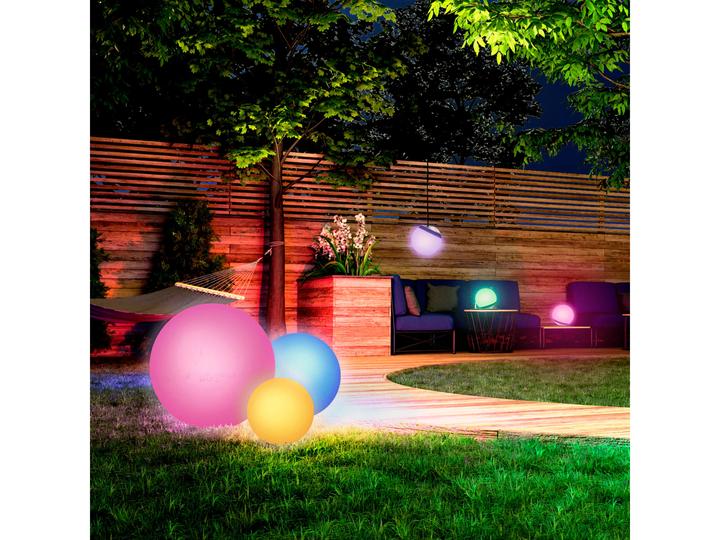 Produktbild Müller Licht Müller-Licht Solar-Dekoleuchte tint Calluna Solar 35 cm, white+color 404073 LED 0.5W RGBW Weiss (20 lm, IP44)