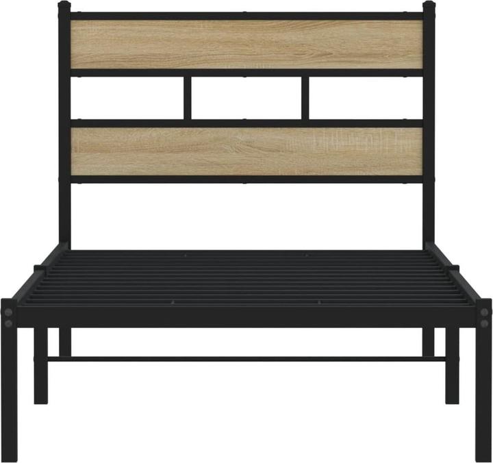 Produktbild VidaXL Metallbett Bettgestell Bett Lattenrost Doppelbett ohne Matratze 183x213cm (183 x 213 cm)