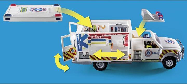Image du produit Playmobil Véhicule de secours : US Ambulance (70936, Playmobil City Action)