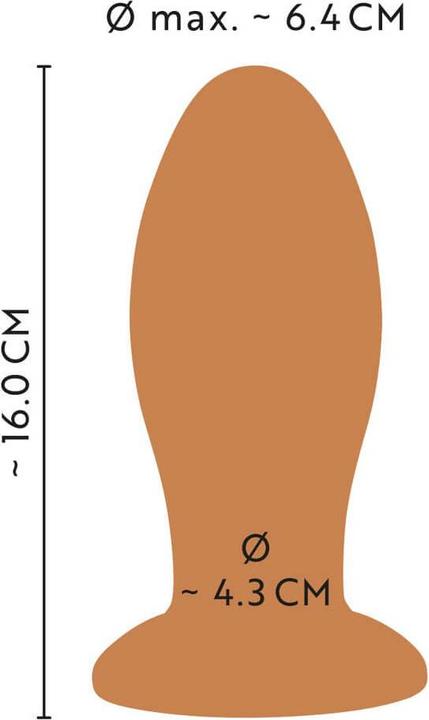 Image du produit Anos Soft Butt Plug avec coupelle d'aspiration