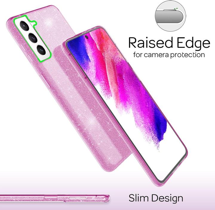 Immagine prodotto Nalia Custodia per cellulare Glitter (Samsung Galaxy S21 FE)
