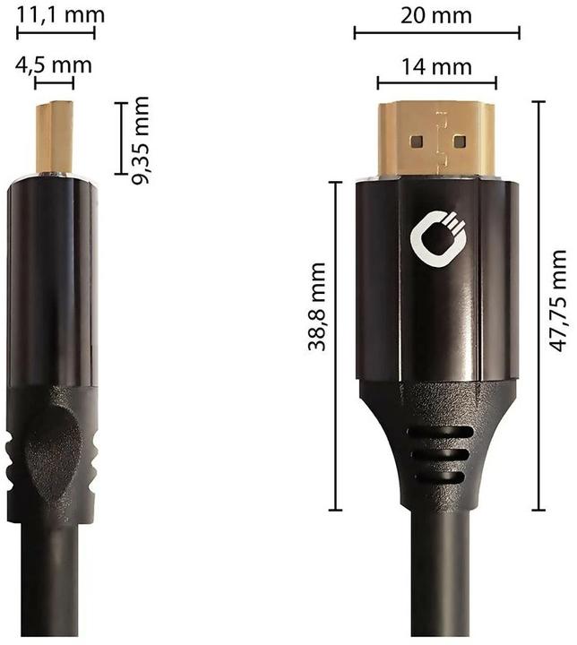 Actual product image Oehlbach HDMI – HDMI (1.50 m, HDMI)