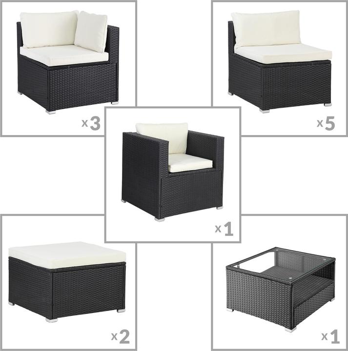 Image du produit Casaria Salon de jardin lounge