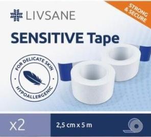 Produktbild Livsane Sensitiv Fixierpflaster 2.5cmx5m (1 x)