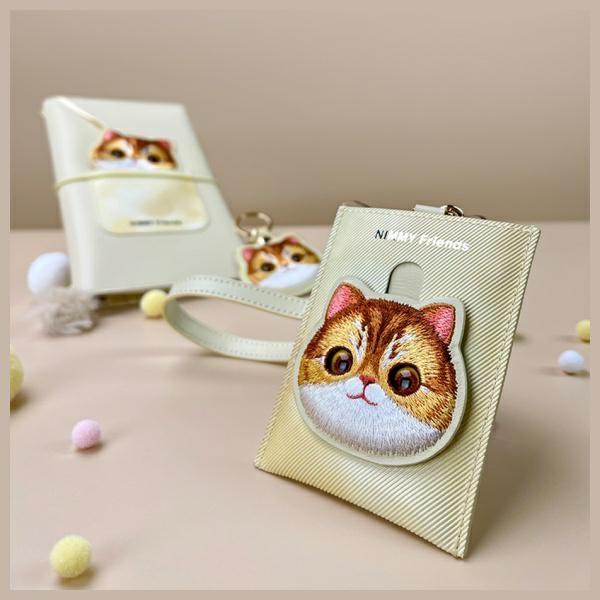 Immagine prodotto Nimmy card wallet khaki Big Eyed Pet 2.0 Cat