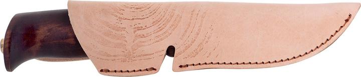 Image du produit Helle Couteau de ceinture GRO, acier Sandvik 12C27, inoxydable, manche en bouleau, étui en cuir (9.30 cm)