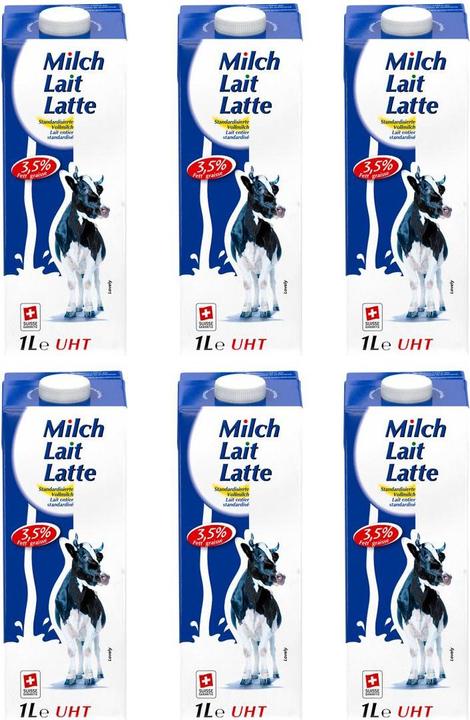 Lovely UHT Vollmilch 3.5% UHT 6 x 1 l (6 x 100 cl)