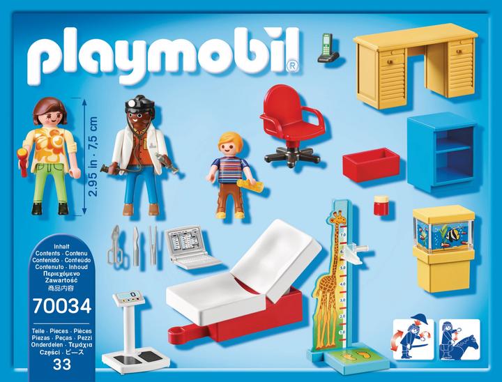 Produktbild Playmobil Beim Kinderarzt (70034, Playmobil City Life)