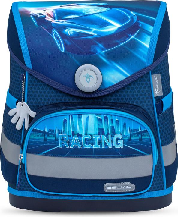 Produktbild Belmil COMPACT Schulrucksack-Set Racing Neon (19 l)