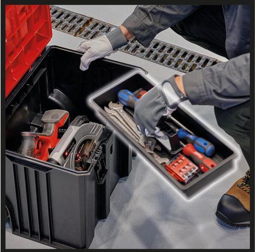 Actual product image Einhell E-Case L with wheels System case (1 pieces)
