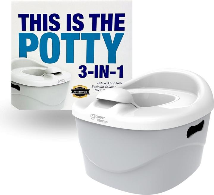 Actual product image Diaper Champ PottyChamp - 3in1 - Potty, toilet seat & stool