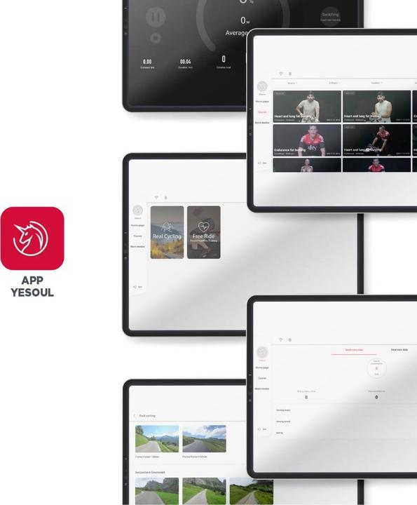 Actual product image Yesoul S3 Smart Indoor Cycle