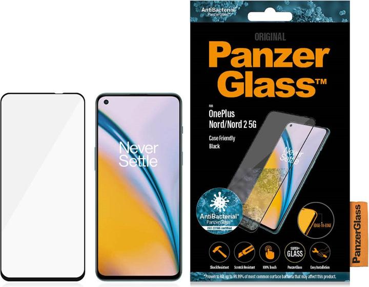 Actual product image PanzerGlass 7015 Mobile Phone Screen Protector Film OnePlus (1 Piece, OnePlus North)