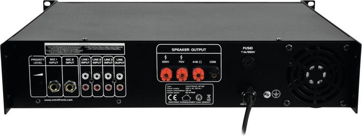 Actual product image Omnitronic ELA amplifier MP-60 60 W