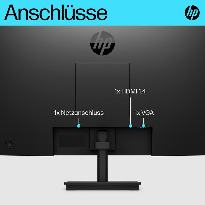 Produktbild HP V24v G5 (23.8") pixels Full HD LED Black (1920 x 1080 Pixel, 23.80")