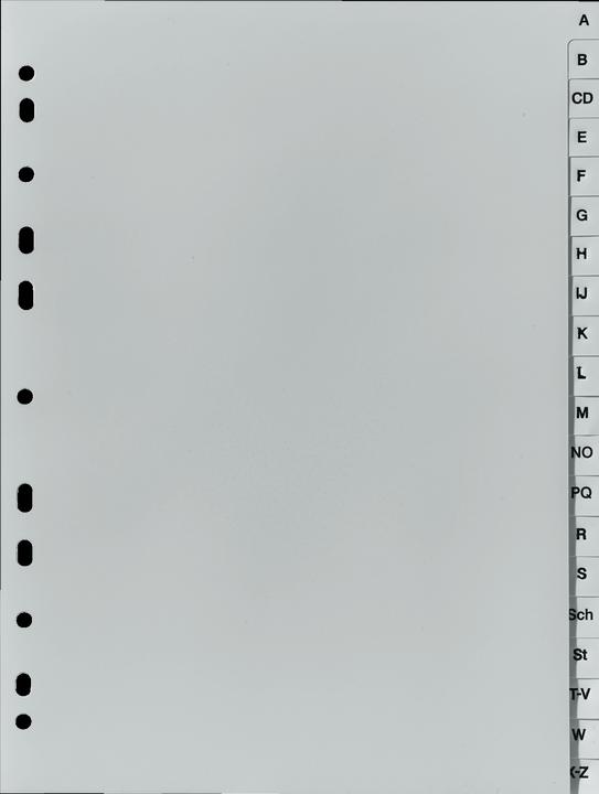 Immagine prodotto Herlitz Alphabetischer Registerindex