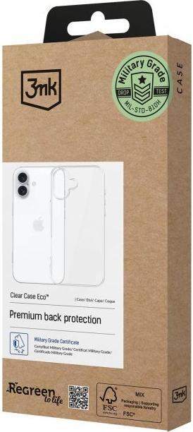 Immagine prodotto 3MK ClearCase Eco iPhone 16 GRS CU 1304127 (Apple iPhone 16)
