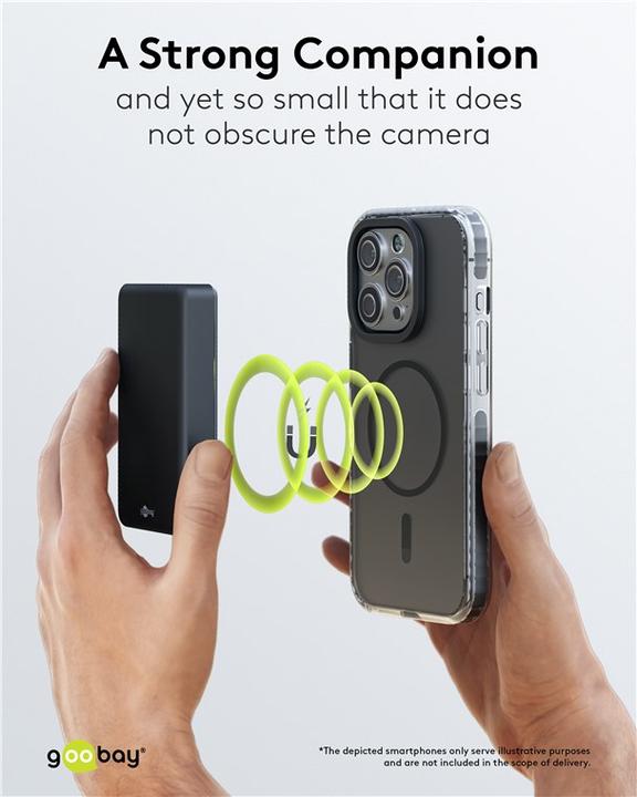 Produktbild Goobay Magnetische Wireless Powerbank 10.000 mAh (10000 mAh, 20 W)