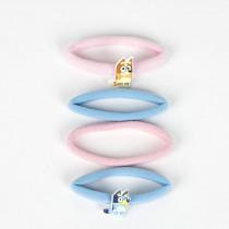 Bluey Haarschmuck Haargummi 4-teilig, multi (Schmuck)