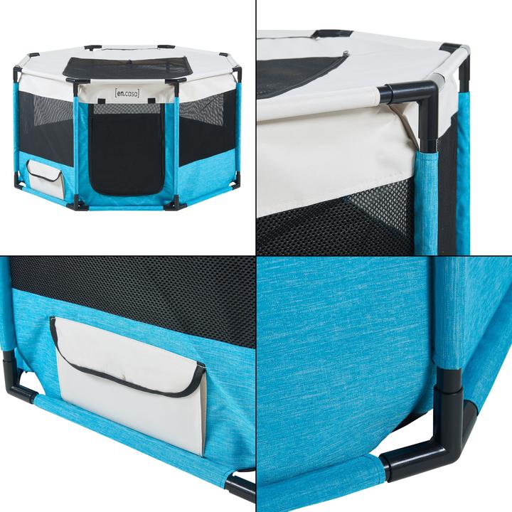 Actual product image En.Casa Pet playpen Naerøysund 72x72x45 cm