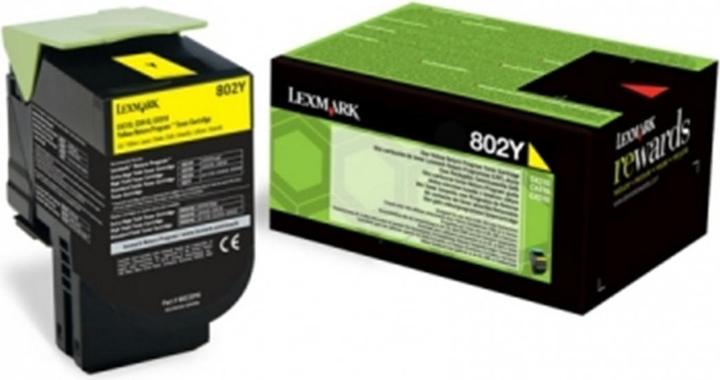 Actual product image Lexmark 80c20y0 (Y)